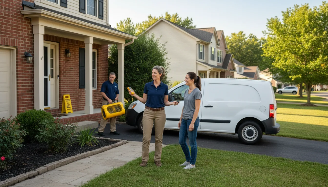 Water restoration image for Dehumidification And Cleanup Services in Victor, IA